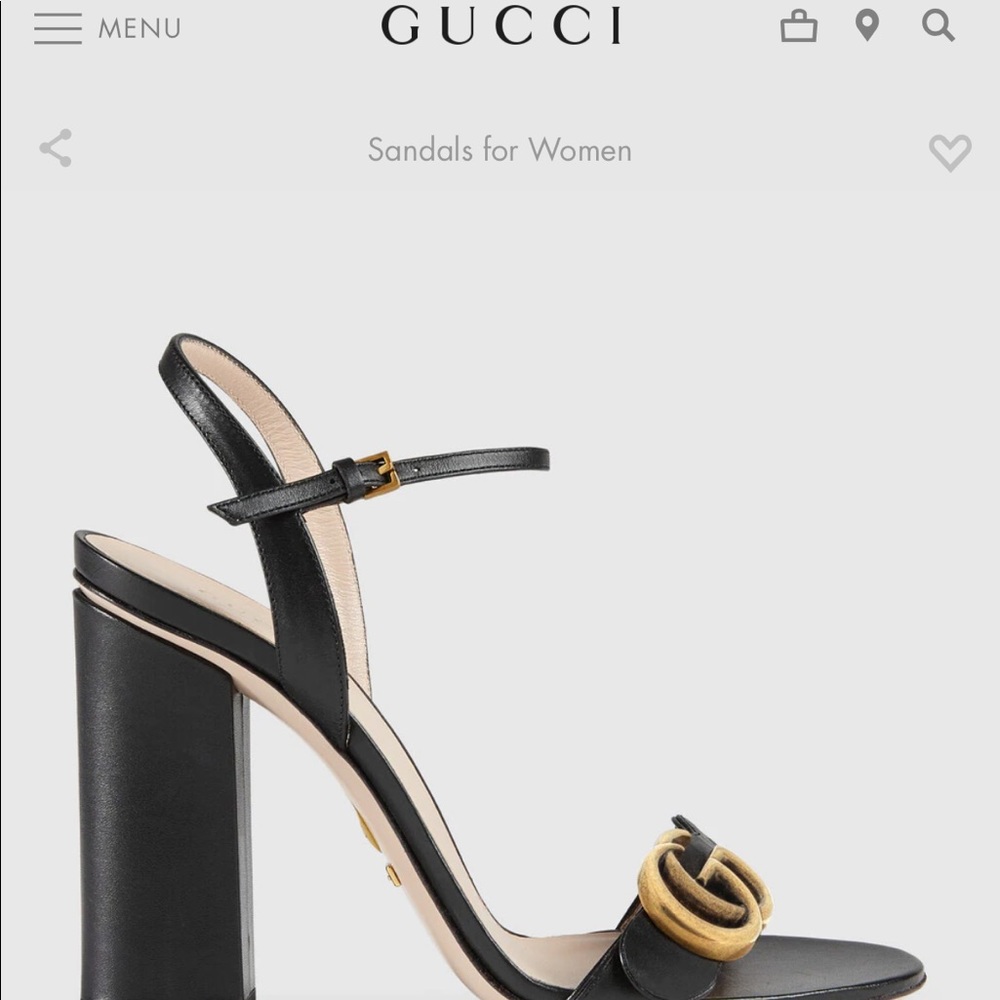Gucci Double G high heels sandals (still in stores)